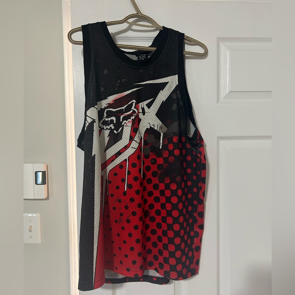 Mens large fox jersey